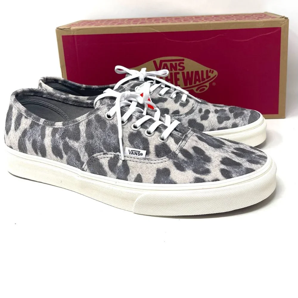 Vans Authentic Leopard Casual Low Top Shoes Women's Size Suede VN0A5HZS9FS Desc